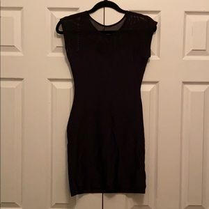 American Apparel Black Body Con Dress